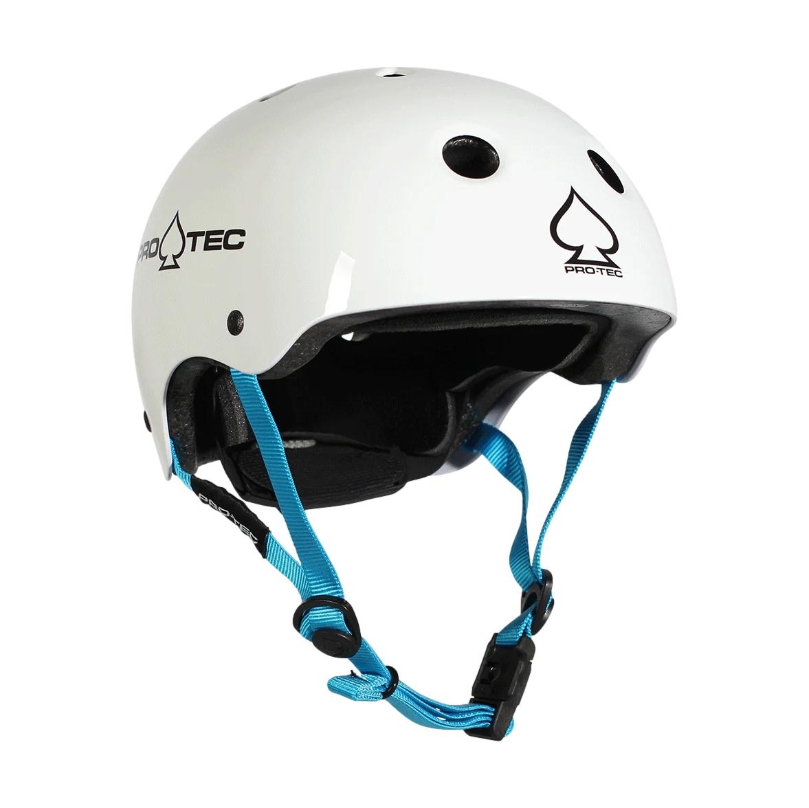 Protec JR CPSC Certified Helmet Gloss White - Venue Skateboards