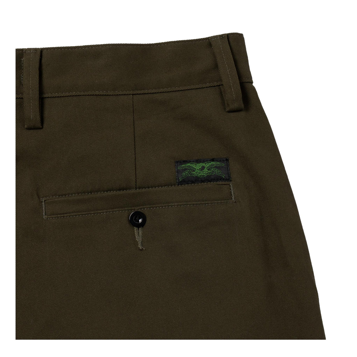 Anti Hero Hecho Por Skate Shorts Dark Olive - Venue Skateboards