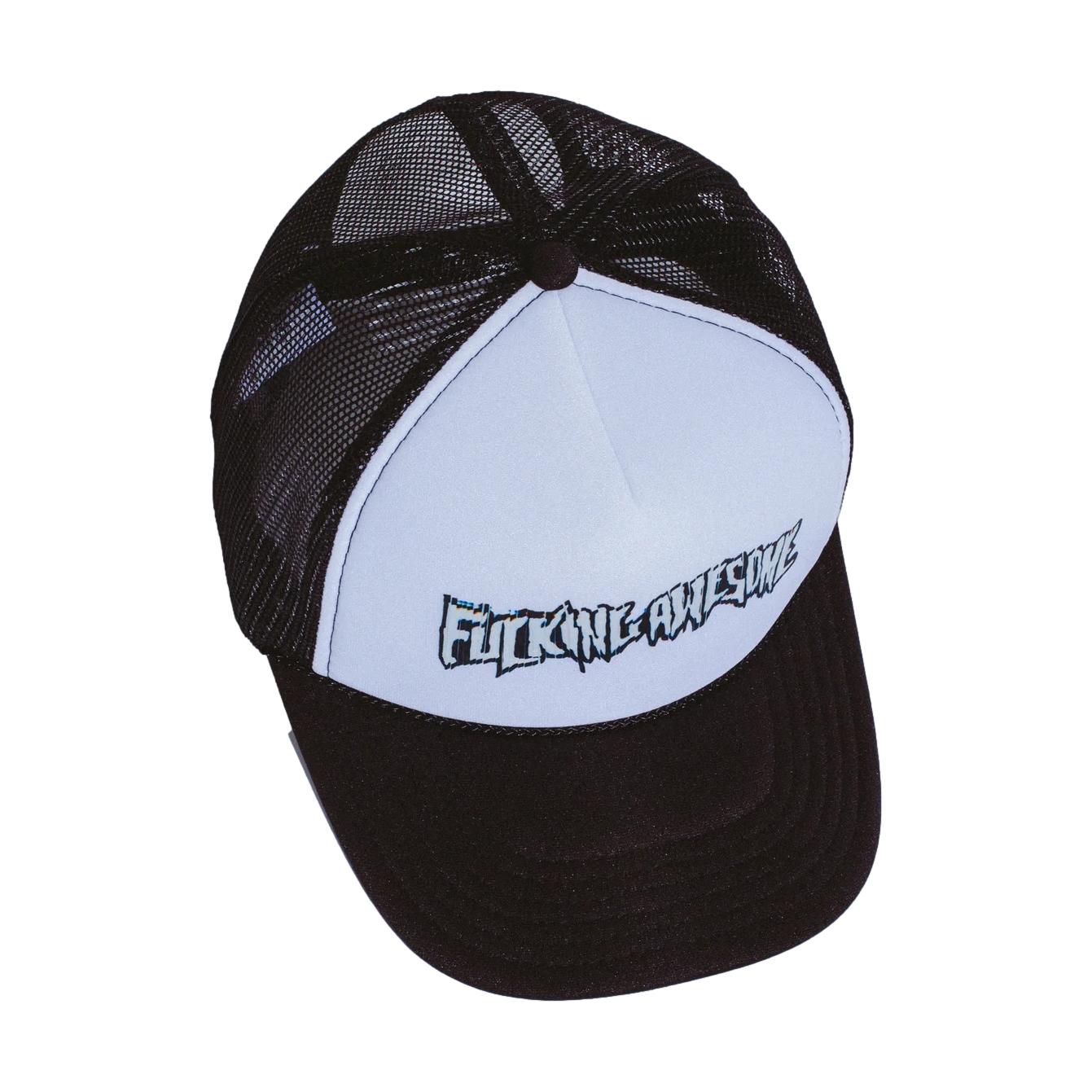 Fucking Awesome Scanner Warp Stamp Trucker Hat - Venue Skateboards