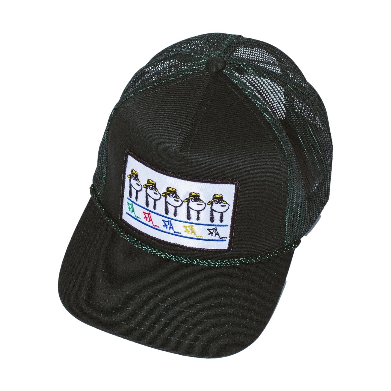 Fucking Awesome Spike Repeat Embroidered 5 Panel Mesh Hat - Venue Skateboards