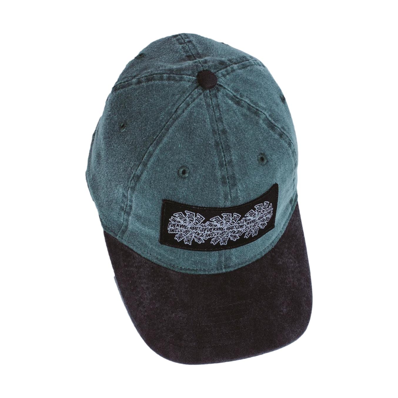 Fucking Awesome Three Spiral Edge Stitch Hat Olive - Venue Skateboards