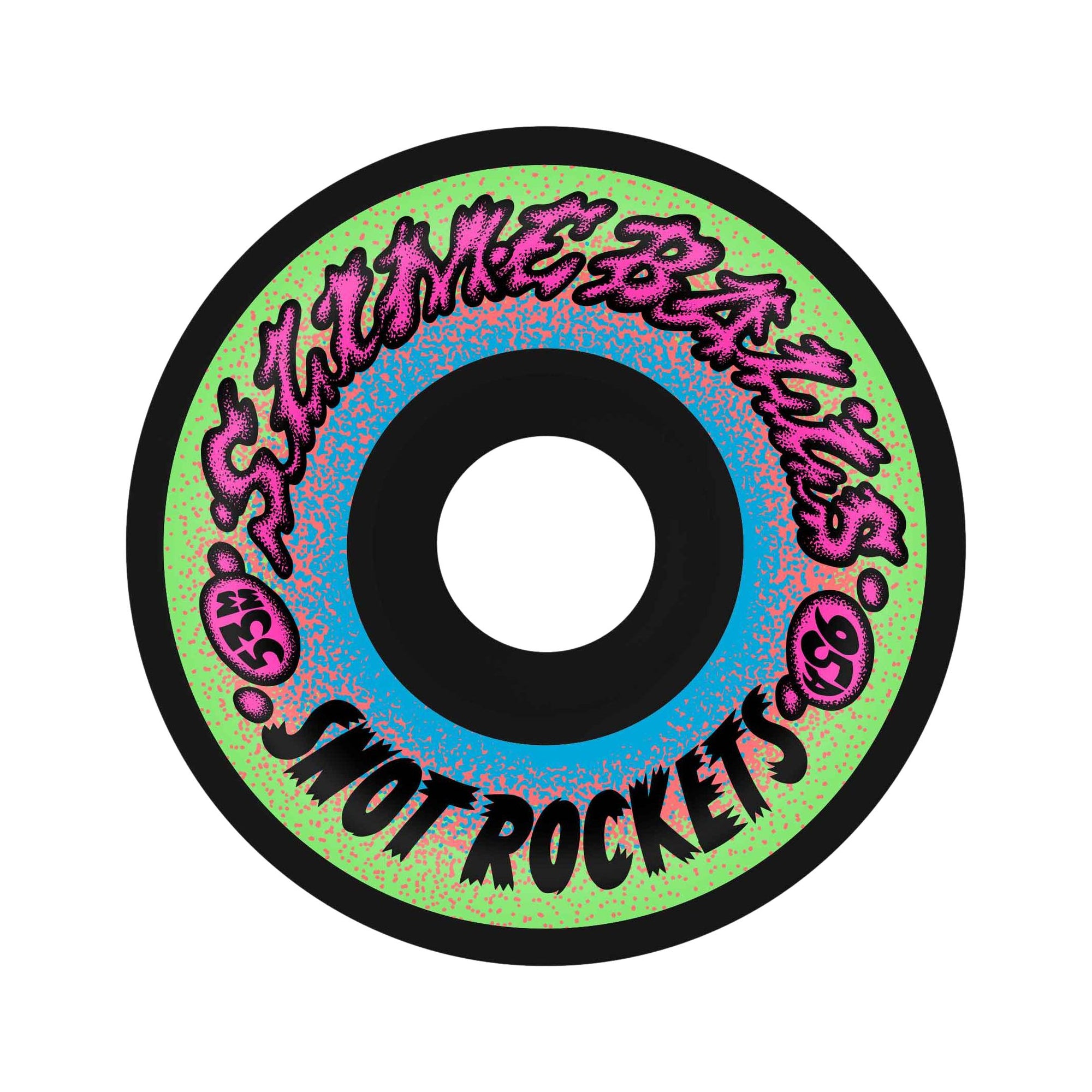Slime Balls Snot Rockets 53mm 95a Black Wheels - Venue Skateboards