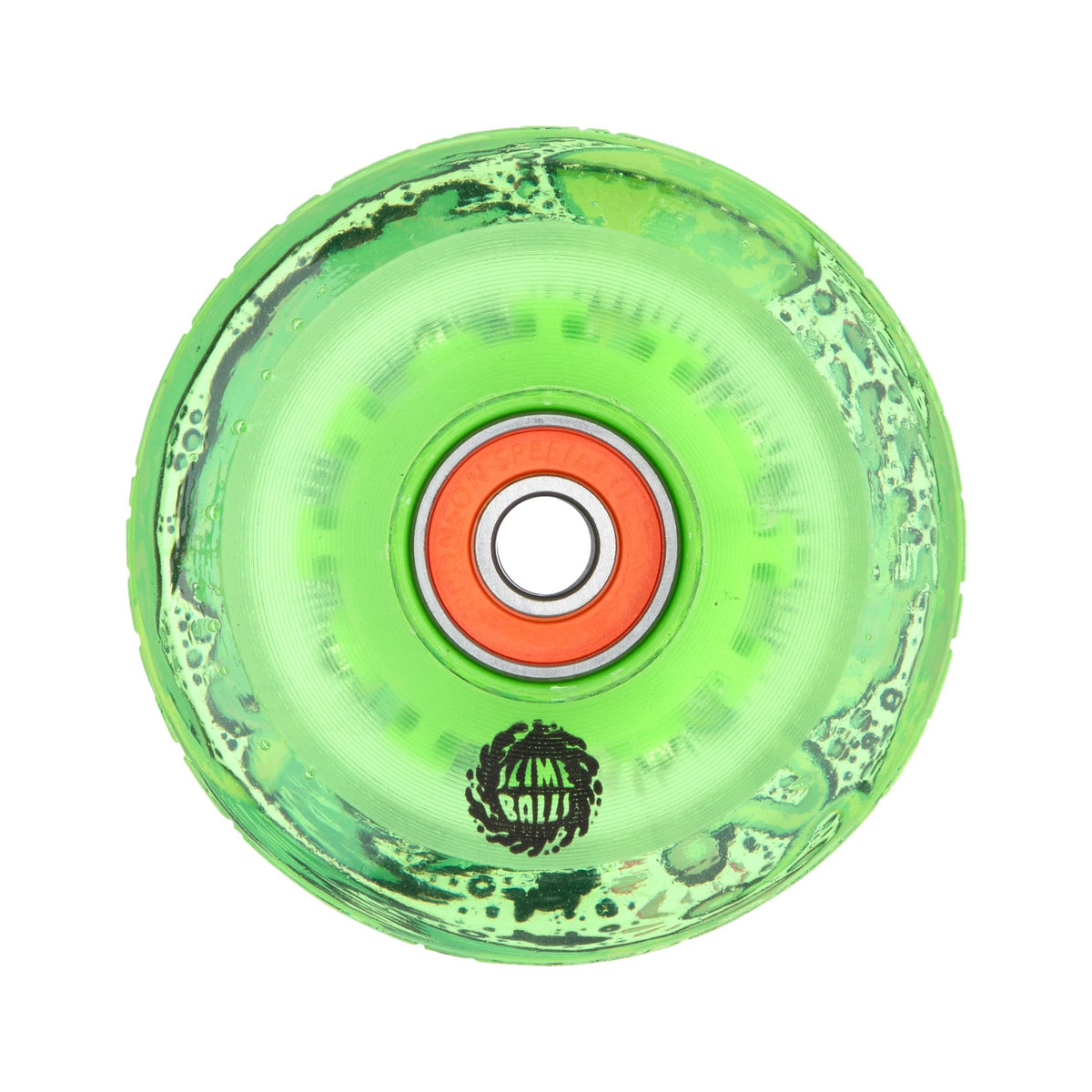 Slime Balls 60mm Angler Light Ups 78a Wheels Neon Green - Venue Skateboards