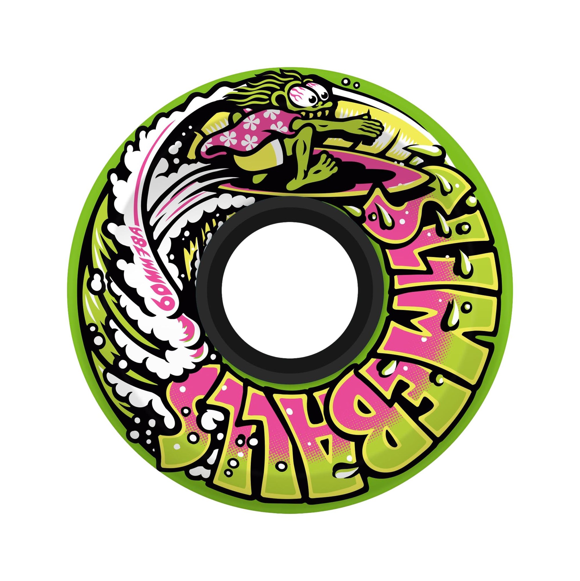 Slimeballs Slime Surfer OG Slime Green 60mm 78a Wheels - Venue Skateboards