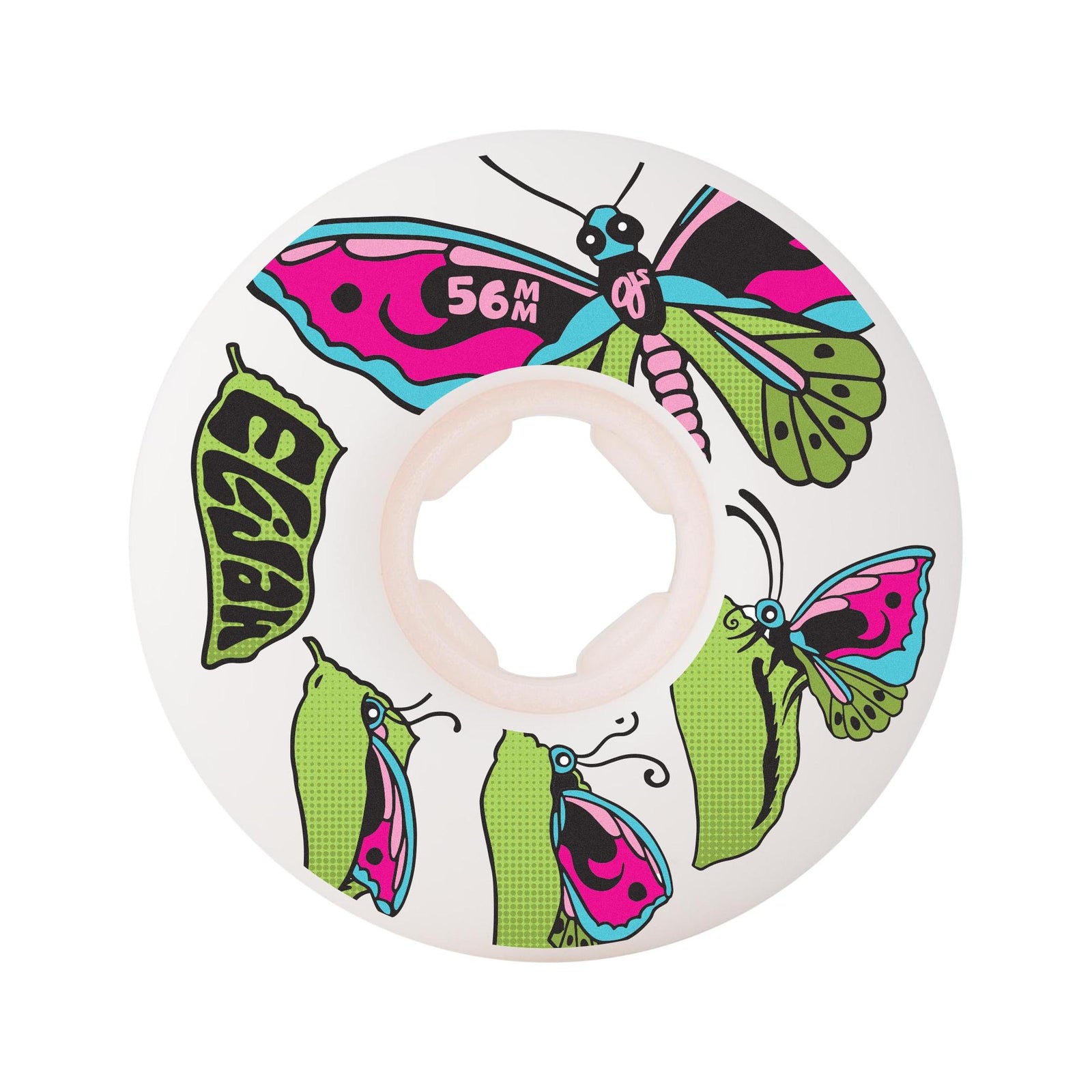 OJ Elijah Akerly Chrysalis Chubbies White 56mm 99a Wheels - Venue Skateboards