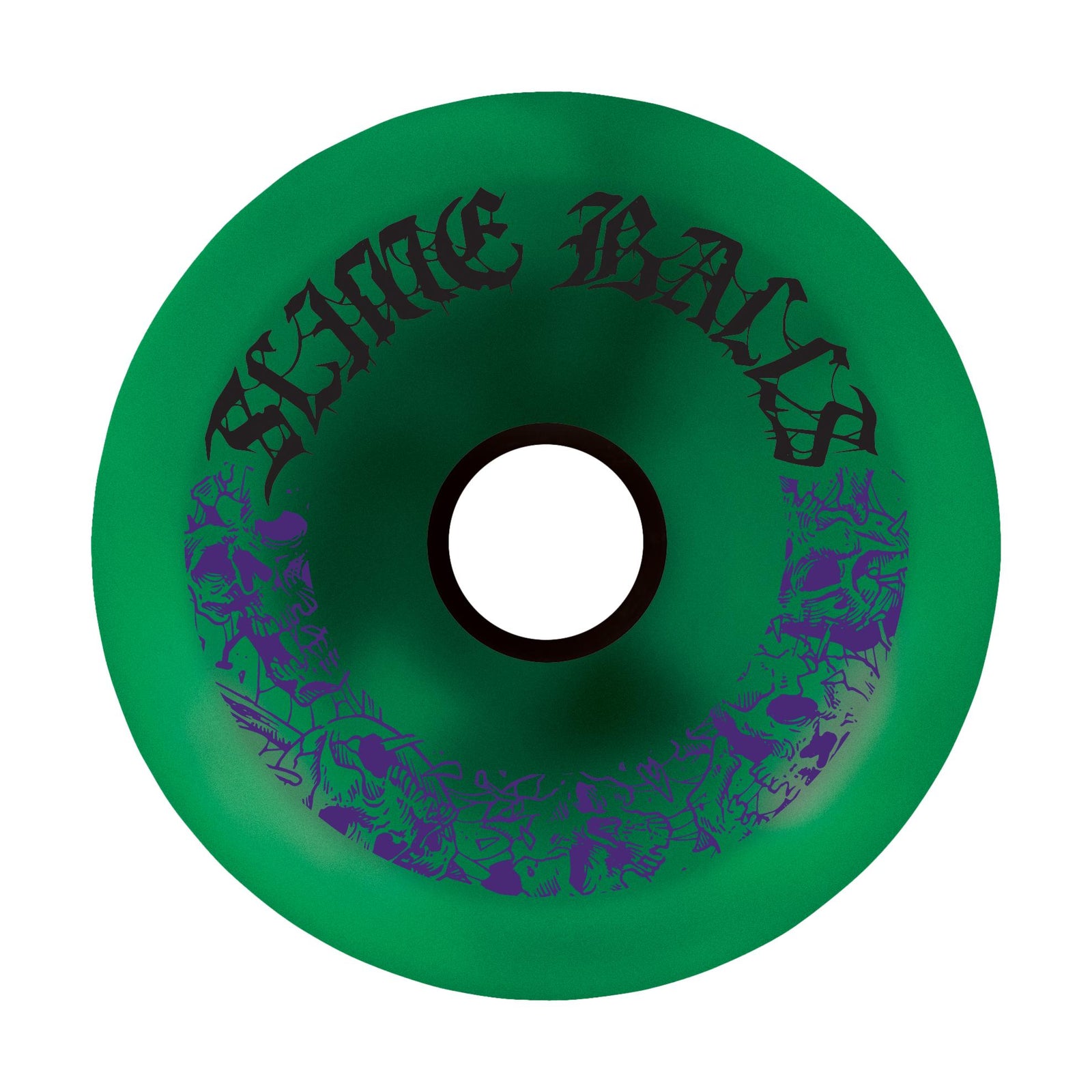 Slime Balls Mega Balls Metallic Green Wheels 80mm 78a - Venue Skateboards