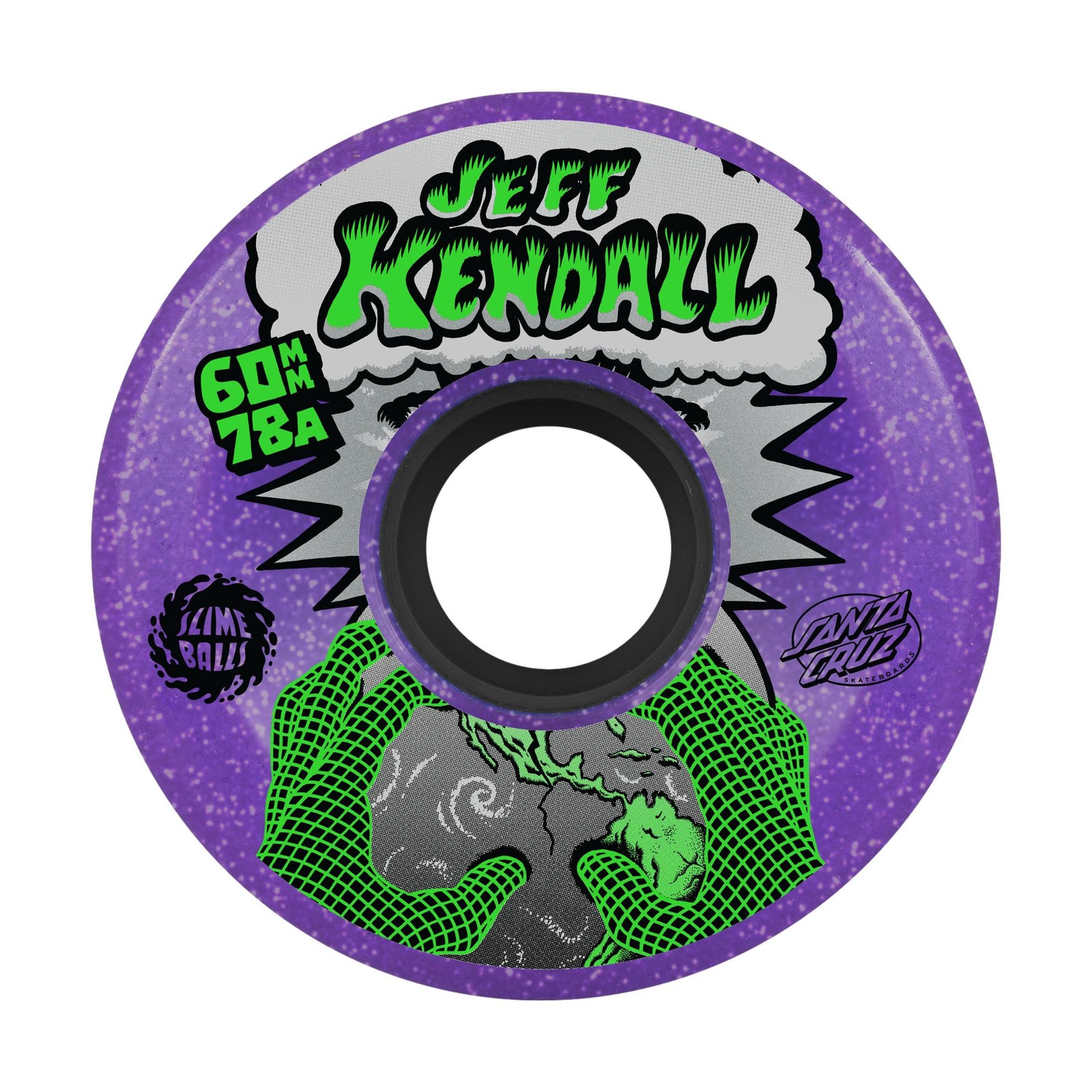 Slime Balls Kendall End of the World Reissue OG Slime Purple 60mm 78a- venue Skateboards