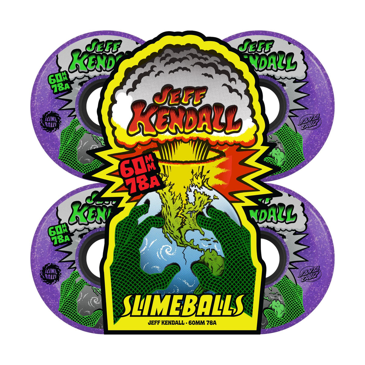 Slime Balls Kendall End of the World Reissue OG Slime Purple 60mm