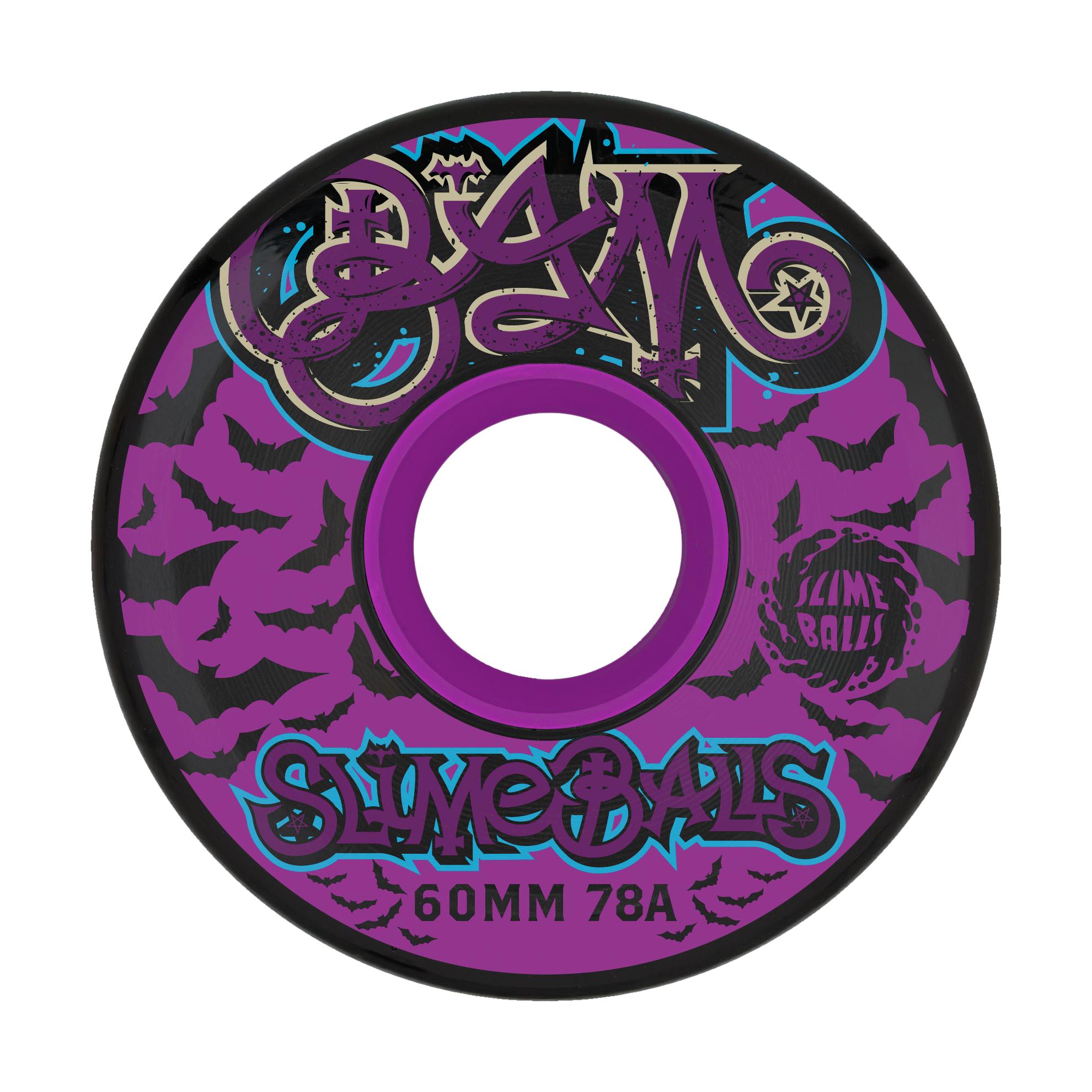 Slime Balls Bam Margera Guest OG Slime Black 60mm 78a Wheels