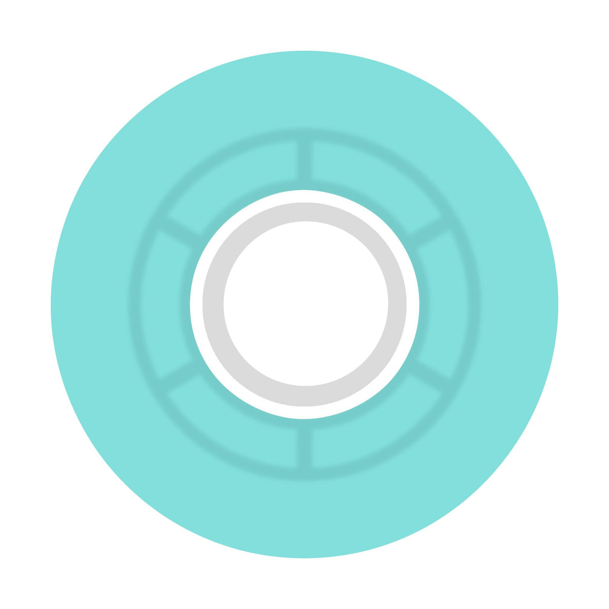 Ricta Clouds Transparent Aqua White 57mm 78a Wheels - venue skateboards