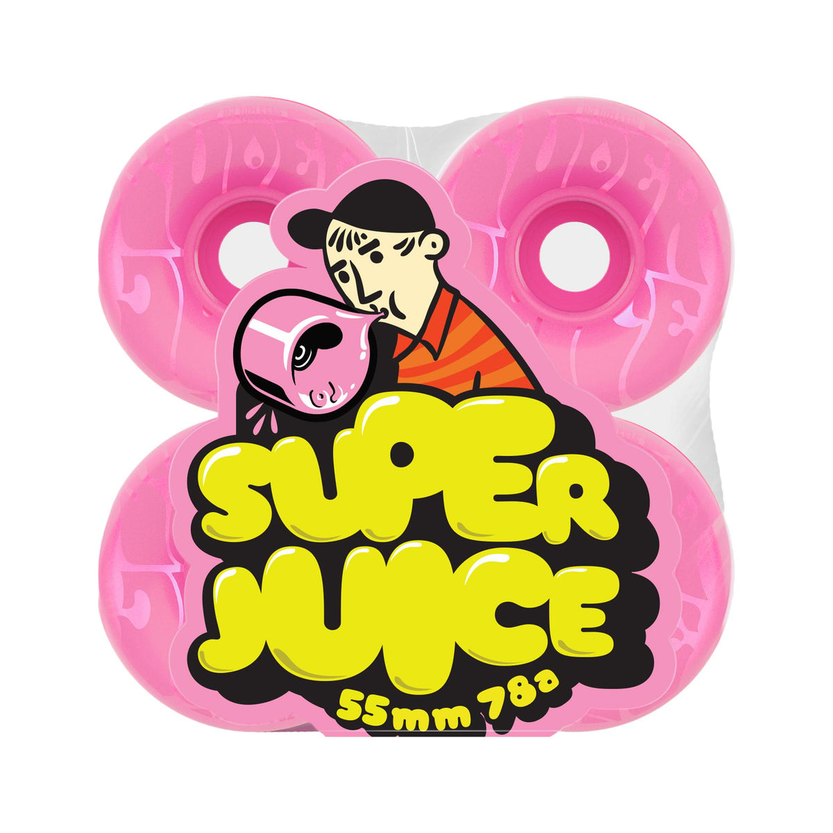 OJ Bubble Gum Mini Super Juice 55mm 78a Transparent Pink