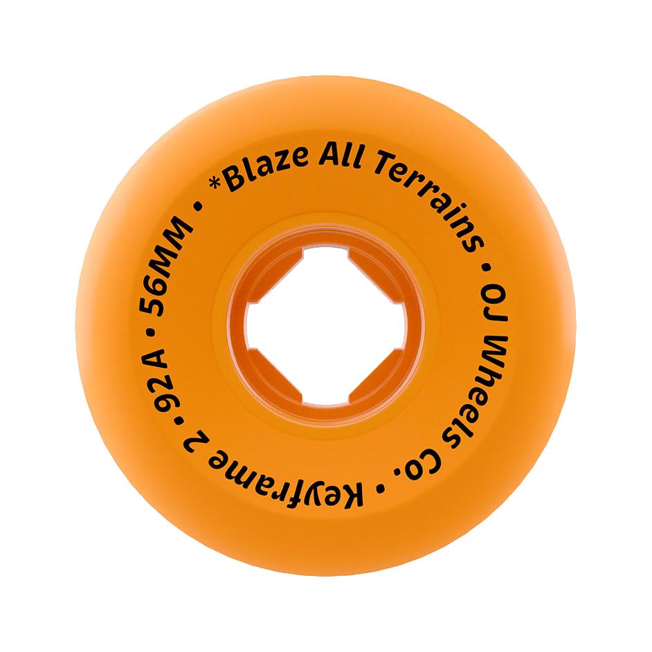 OJ x Realtree APX Keyframe 2 Orange 56mm 92a Wheels - Venue Skateboards