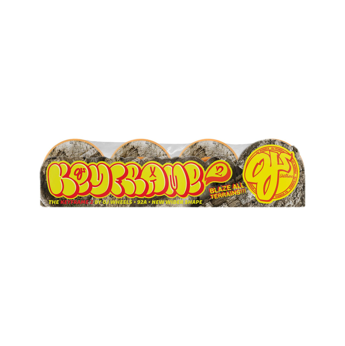 OJ x Realtree APX Keyframe 2 Orange 56mm 92a Wheels - Venue Skateboards