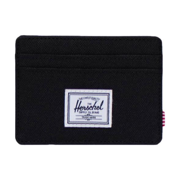 Herschel Charlie Cardholder Black - Venue Skateboards