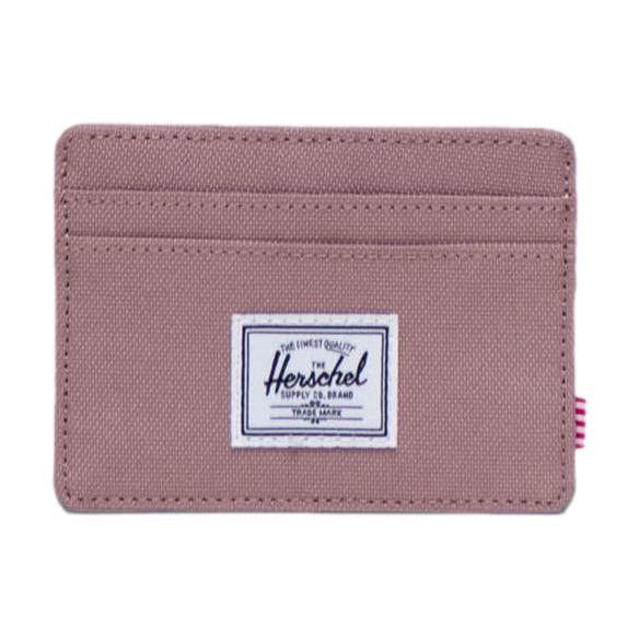 Herschel Charlie Cardholder Ash Rose - Venue Skateboards