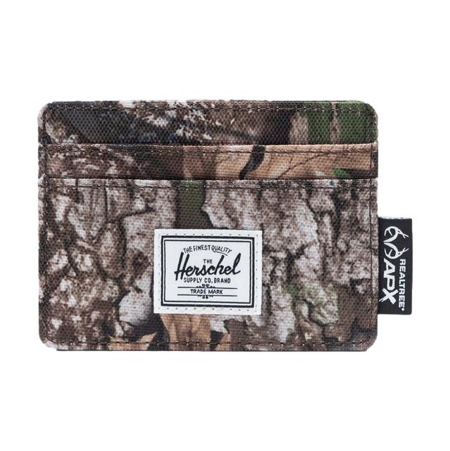 Herschel Charlie Cardholder Realtree APX Camo - Venue Skateboards