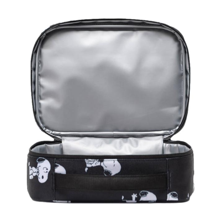 Herschel Pop Quiz Lunch Box Peanuts Black - Venue Skateboards
