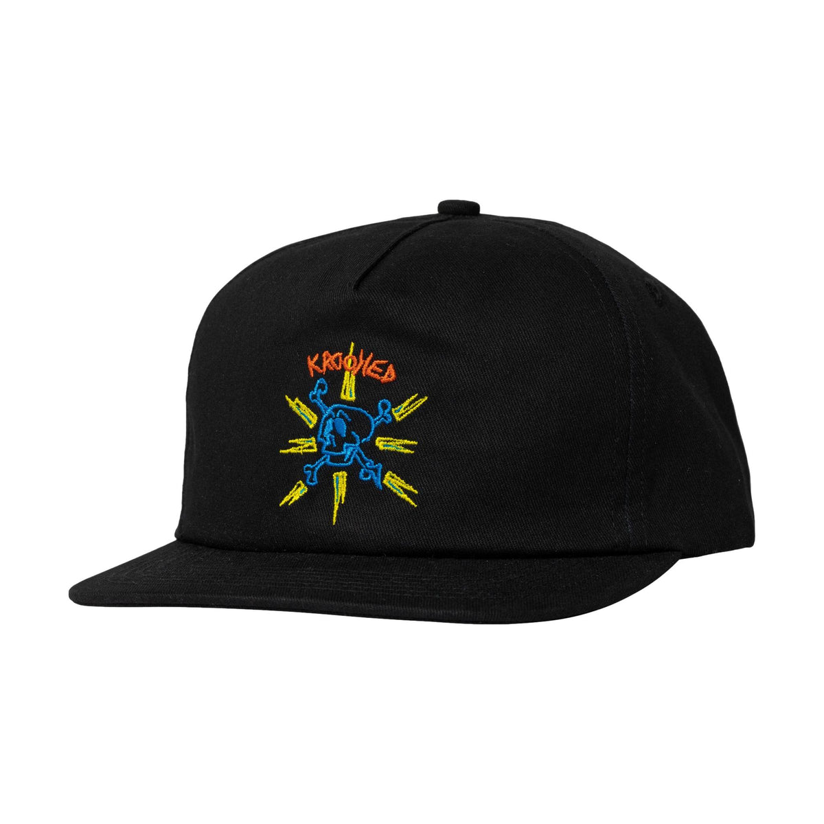 Krooked Style Adjustable Snapback Black - Venue Skateboards