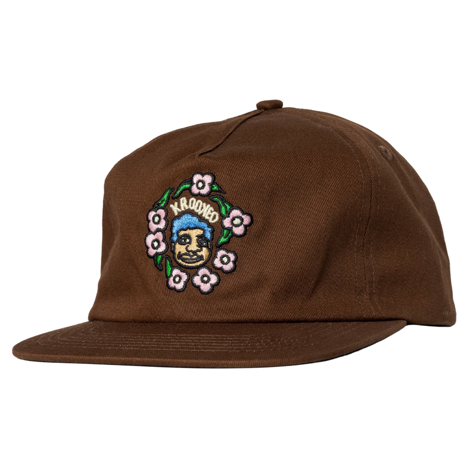 Krooked Sweatpants Redux Adjustable Hat Brown - Venue Skateboards