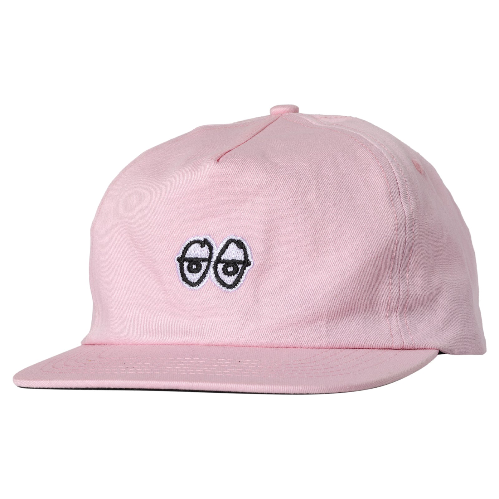 Krooked Eyes Adj. Strapback Hat Pink - Venue Skateboards
