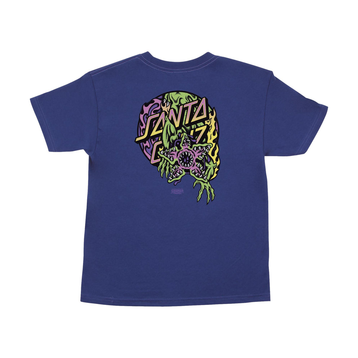 Santa Cruz X Stranger Things Youth Small Demogorgon Dot T-Shirt - Venue Skateboards