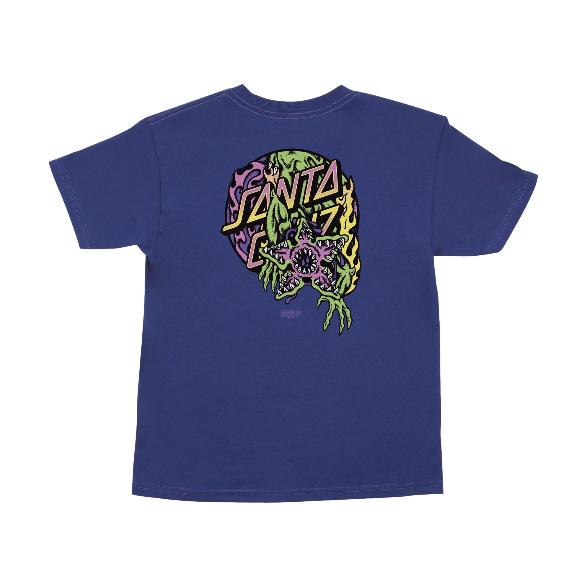 Santa Cruz X Stranger Things Youth Small Demogorgon Dot T-Shirt - Venue Skateboards
