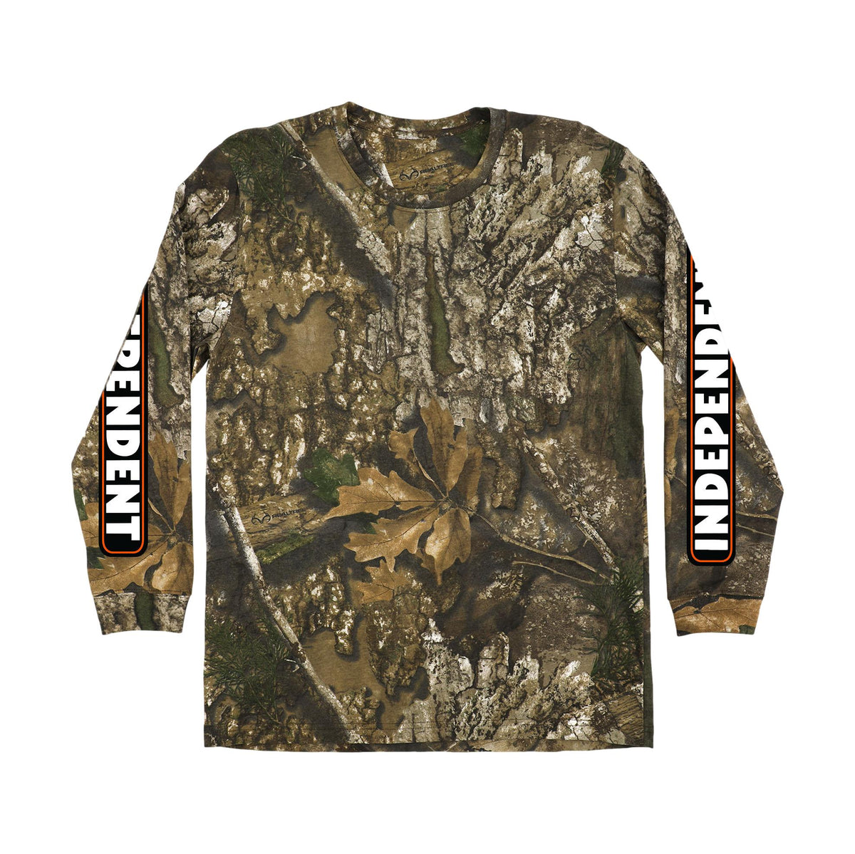 Independent Bar Logo L/S Mid-weight Realtree APX- Venue skateboards