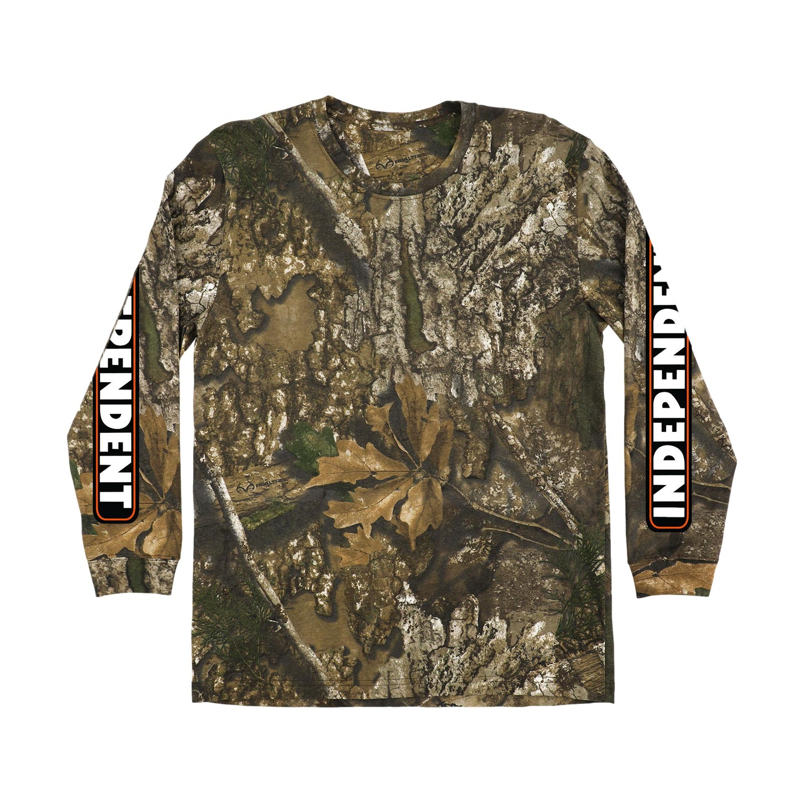 Independent Bar Logo L/S Mid-weight Realtree APX- Venue skateboards