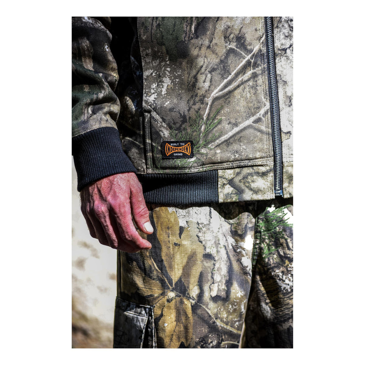 Independent Built to Grind L/S Work Jacket Realtree APX - Venue Skateboards