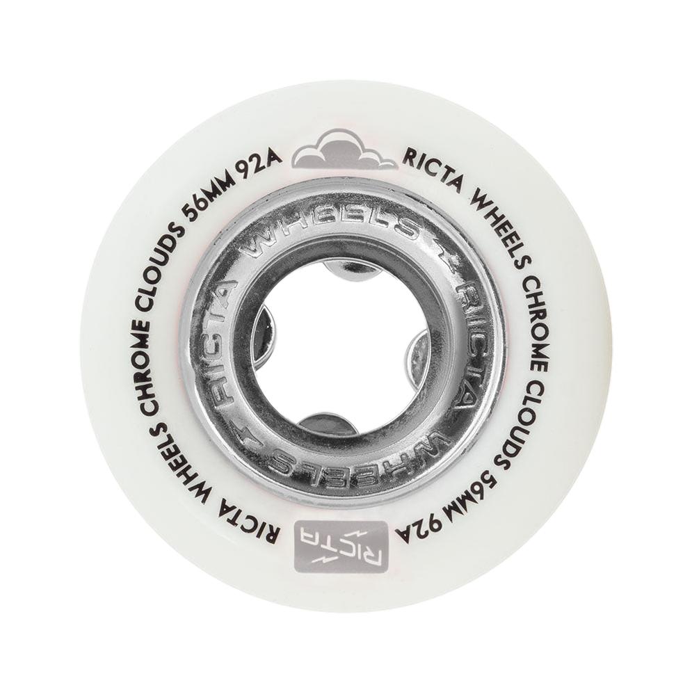 Ricta Chrome Clouds Black 56mm 92a Wheels - Venue Skateboards
