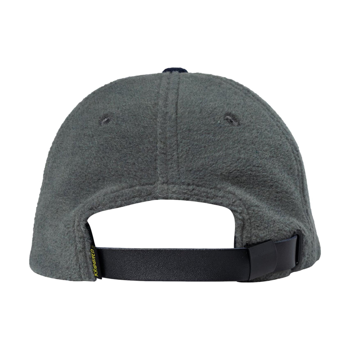 Krooked Adj. Double OK Script Strapback Grey/Navy -VenueSkateboards