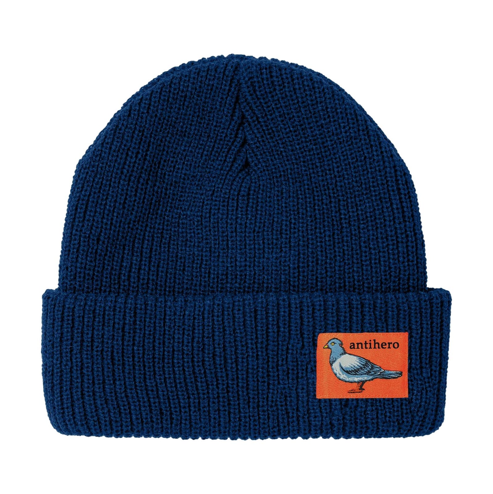 Anti Hero Lil Pigeon Label Cuff Navy/Orange - venue skateboards