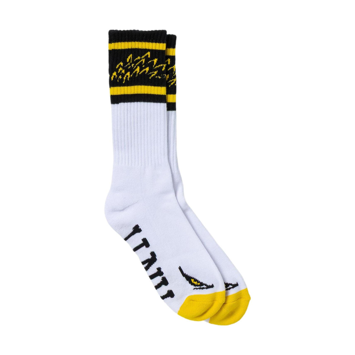 Anti Hero Eagle Socks White/Black/Yellow - Venue Skateboards