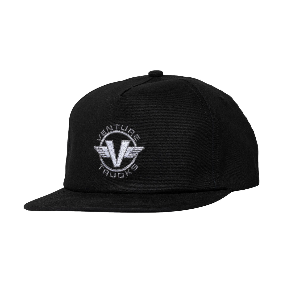 Venture Wings Adjustable Snapback Black - Venue Skateboards