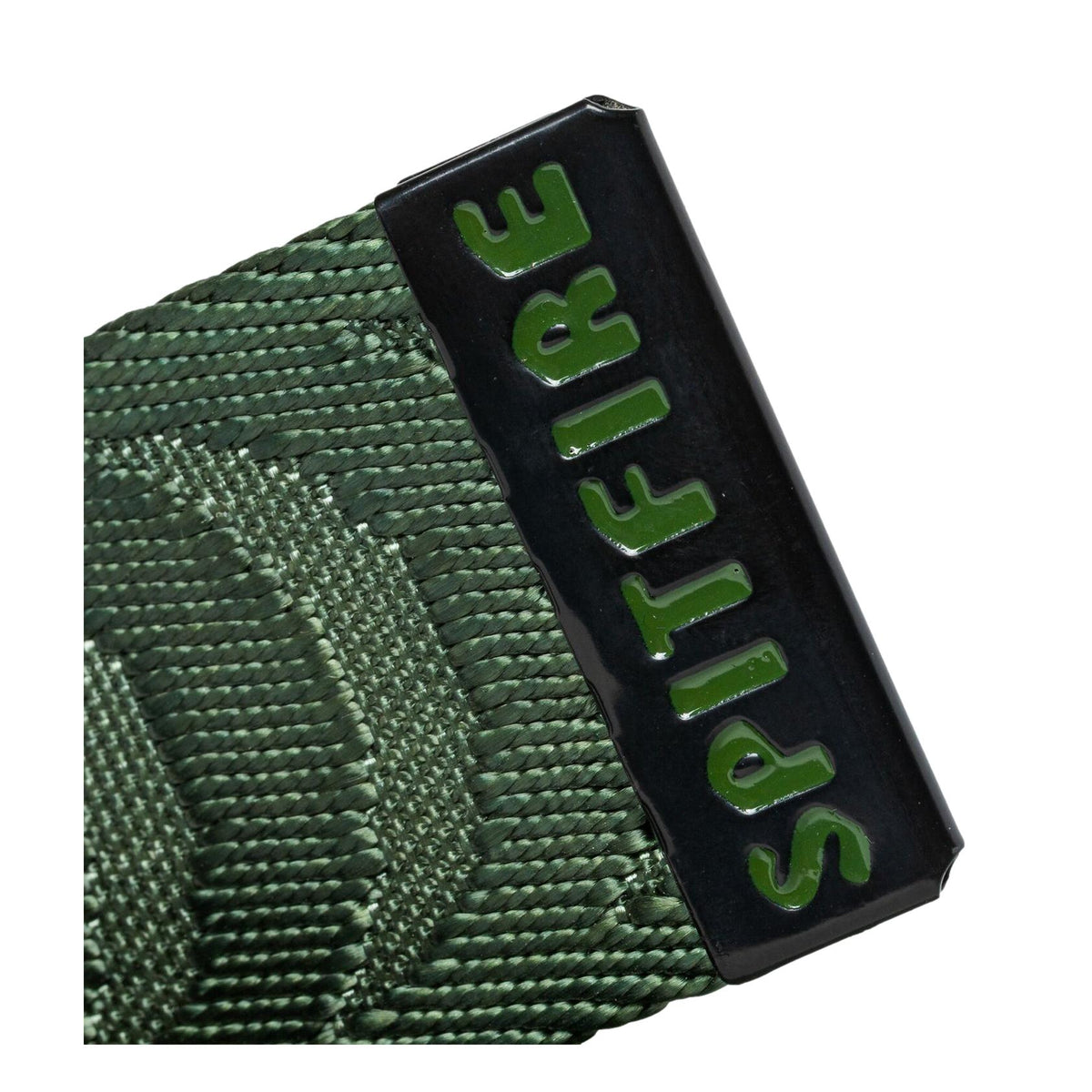 Spitfire Bighead Cutout Crescent Jacquard Belt Olive/Black - Venue Skateboards