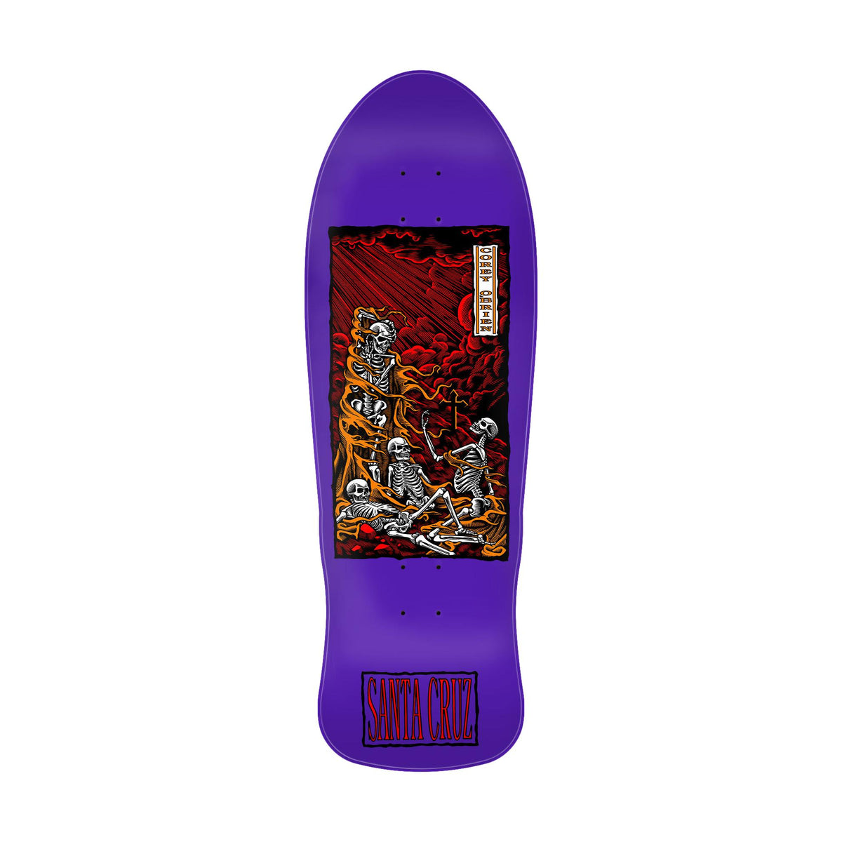 Santa Cruz O&#39;Brien Purgatory 9.85&quot; Reissue Deck - Venue Skateboards