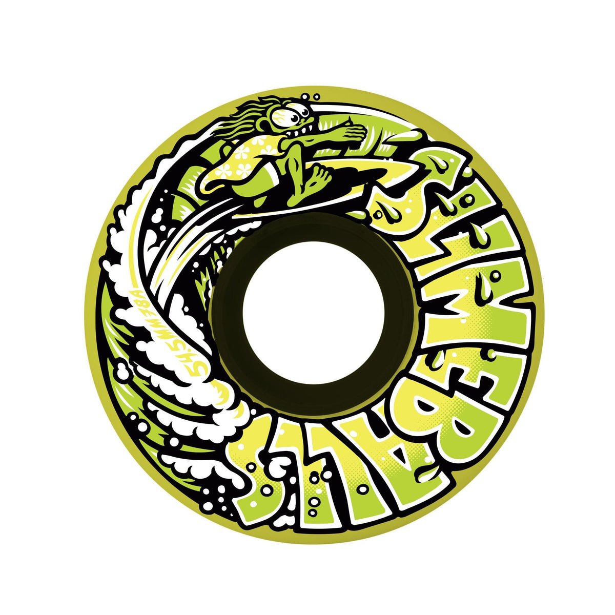 Slimeballs Slime Surfer Mini Yellow 54.5mm 78a Wheels - Venue Skateboards