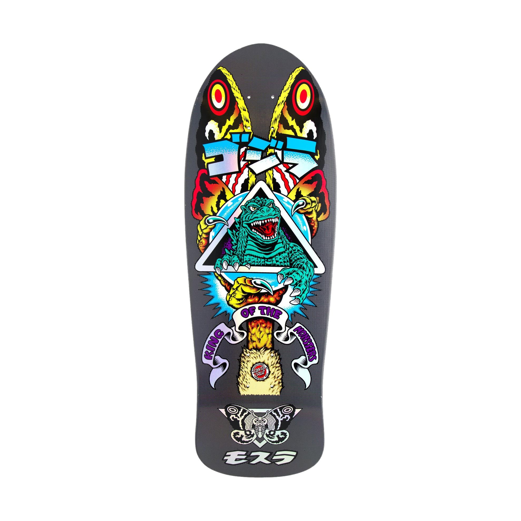 Santa Cruz x Godzilla Mothra Natas Deck 10.538 - Venue Skateboards