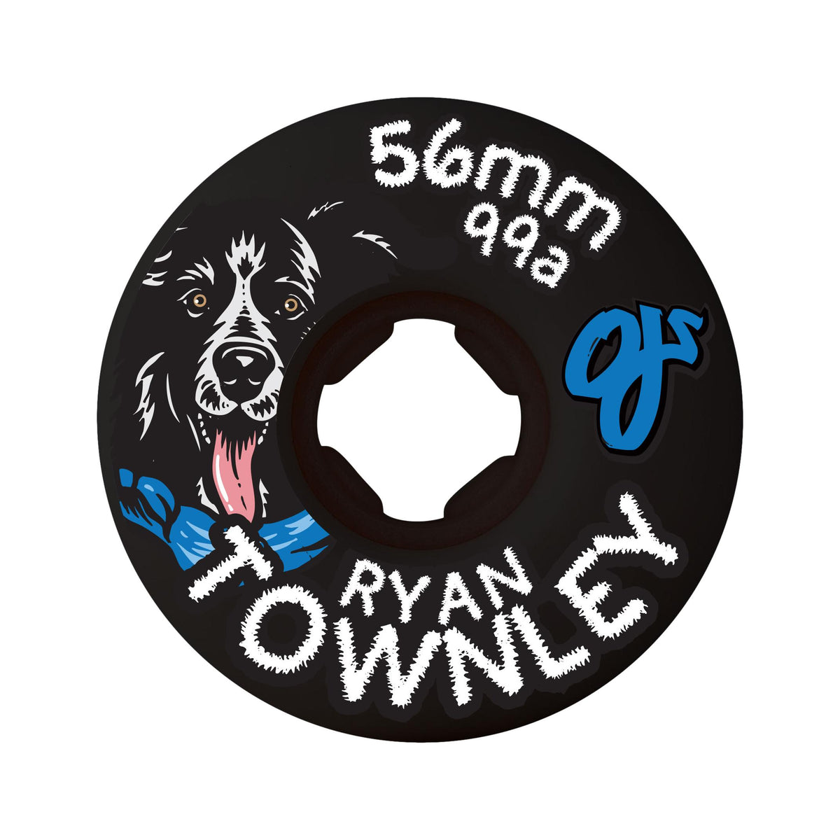 OJ Ryan Townley Pup Chubbies White/Black 56mm 99a Wheels - Venue Skateboards