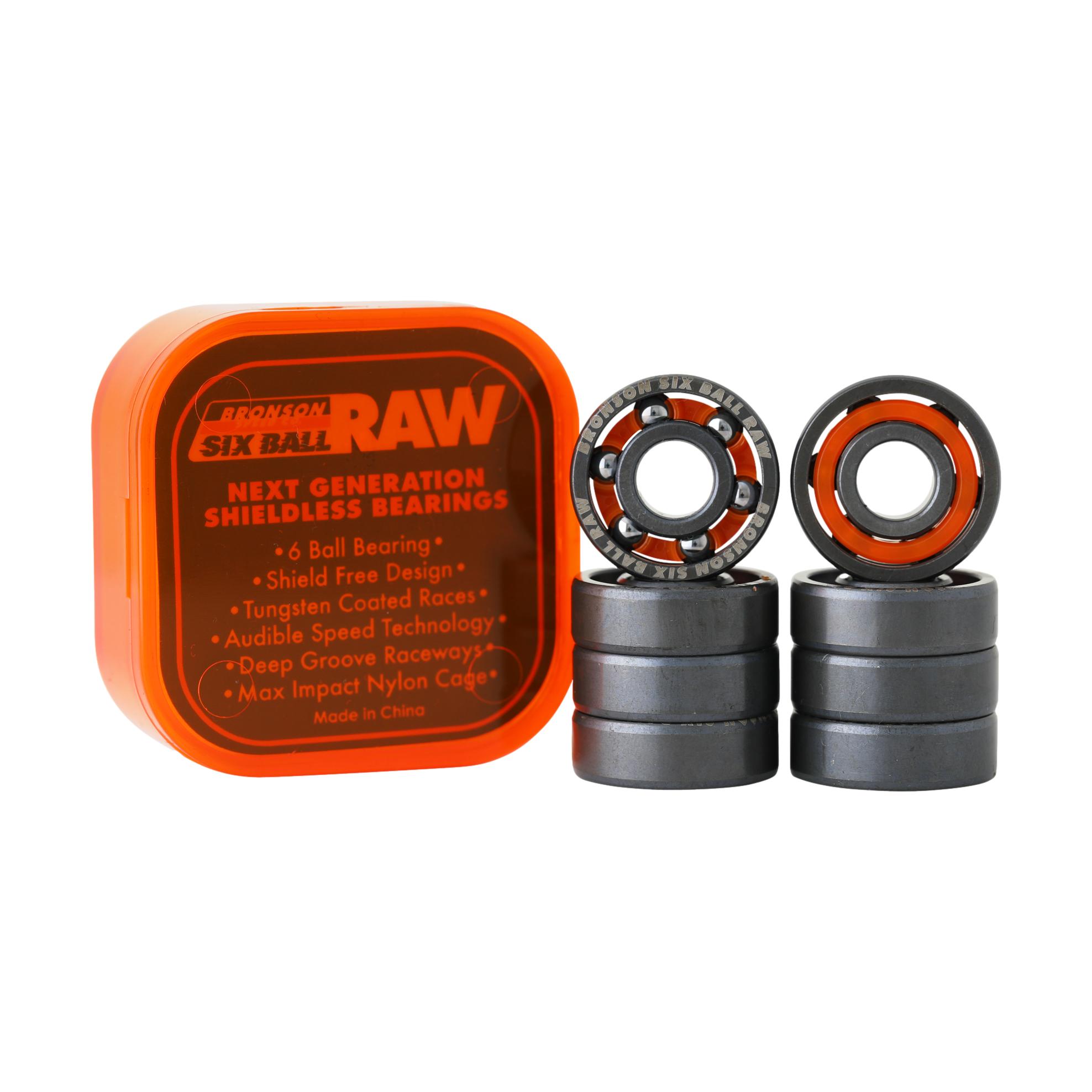 Bronson Raw 6 Ball Bearings - Venue Skateboards