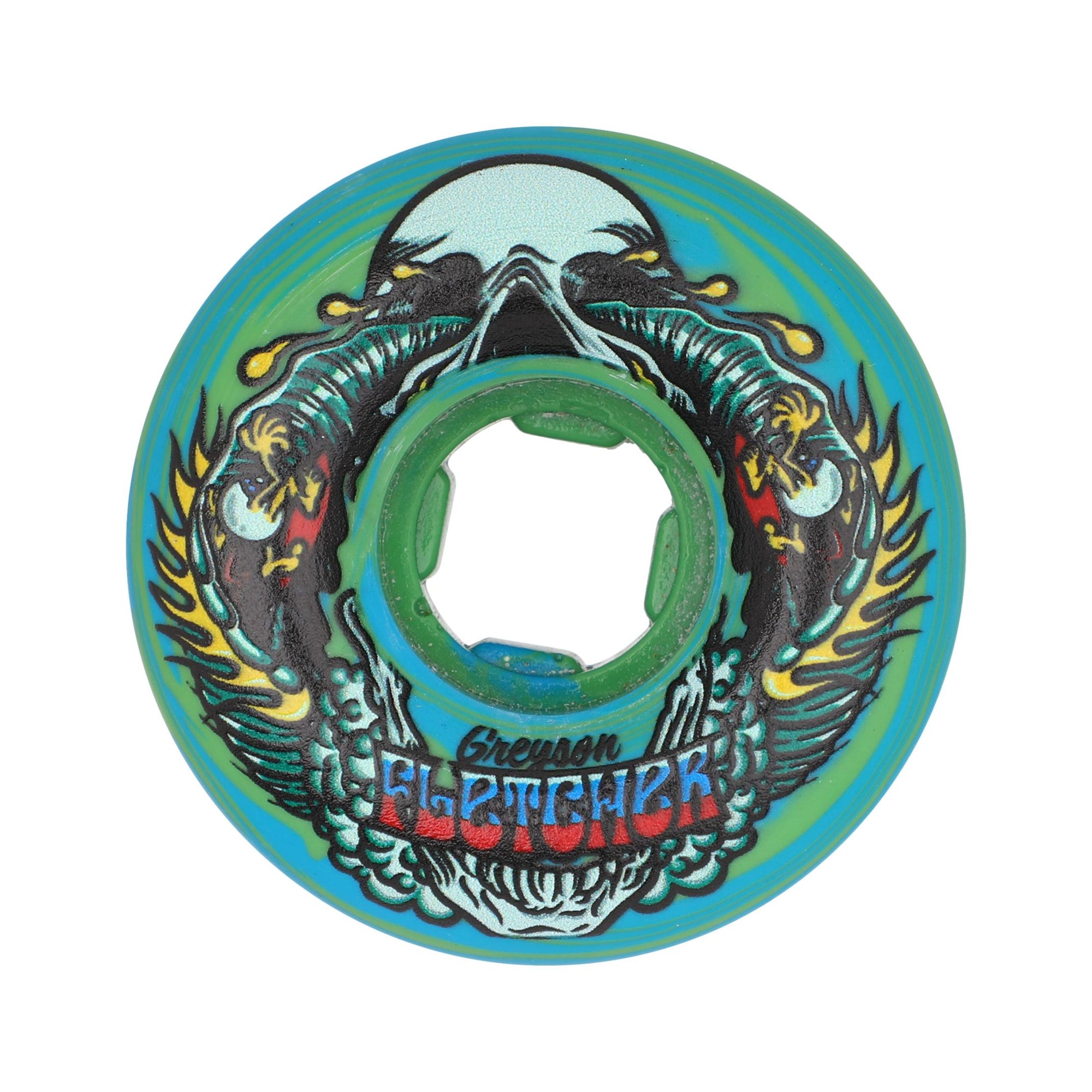 Slime Balls Greyson Fletcher Guest Chubbies 54mm Blue Swirl 99a Wheels - Venue Skateboards