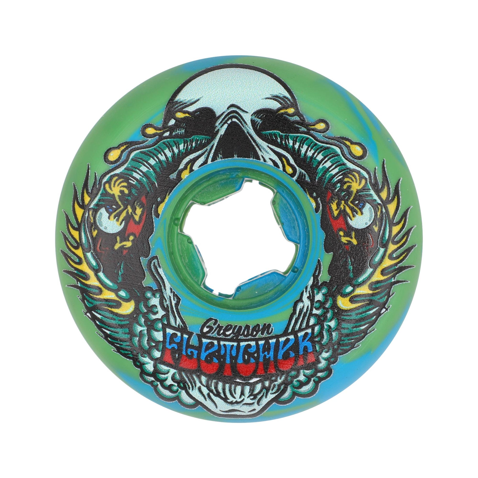 Slime Balls Greyson Fletcher Guest Vomit Mini 56mm Blue Swirl 99a Wheels - Venue Skateboards