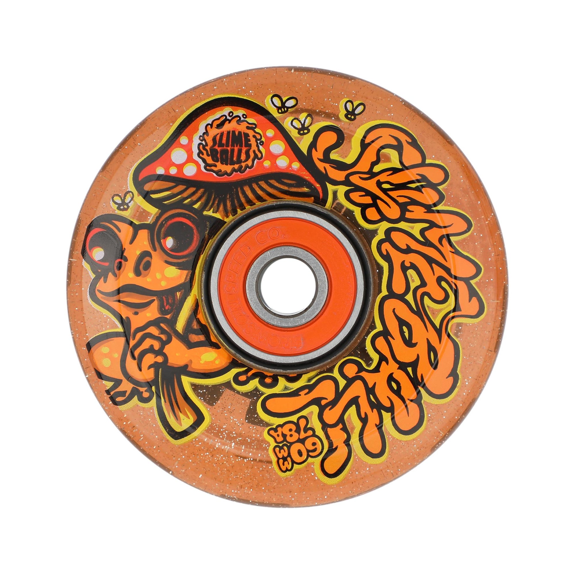 Slime Balls Frog Trips Light Ups OG Slime Red Glitter 78a Wheels - Venue Skateboards