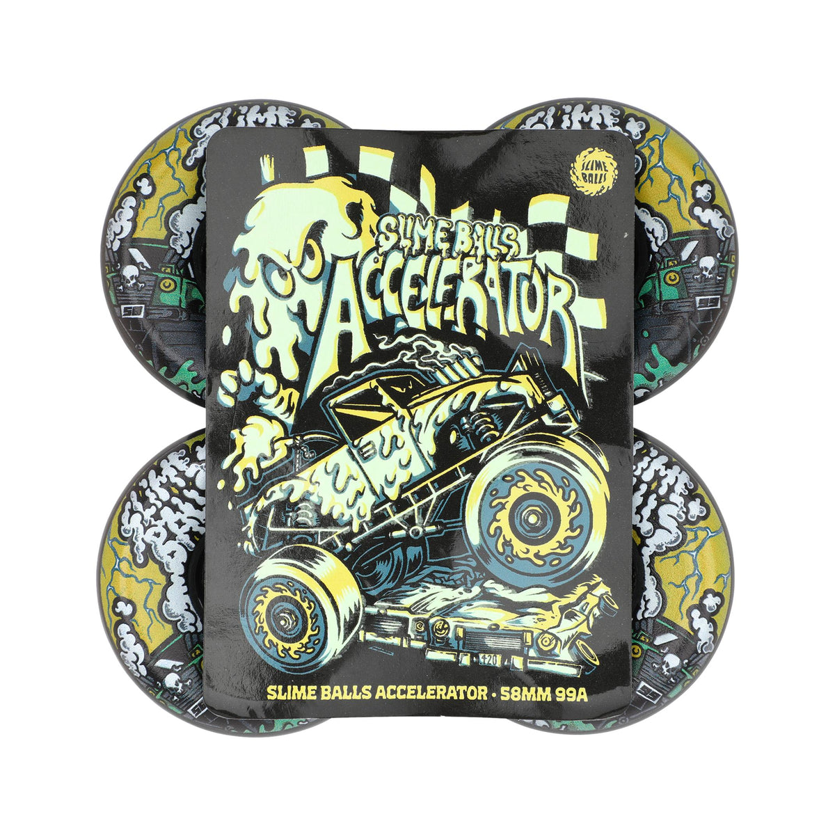 Slime Balls Accelerator Vomit Mini 56mm 99a Wheels - Venue Skateboards