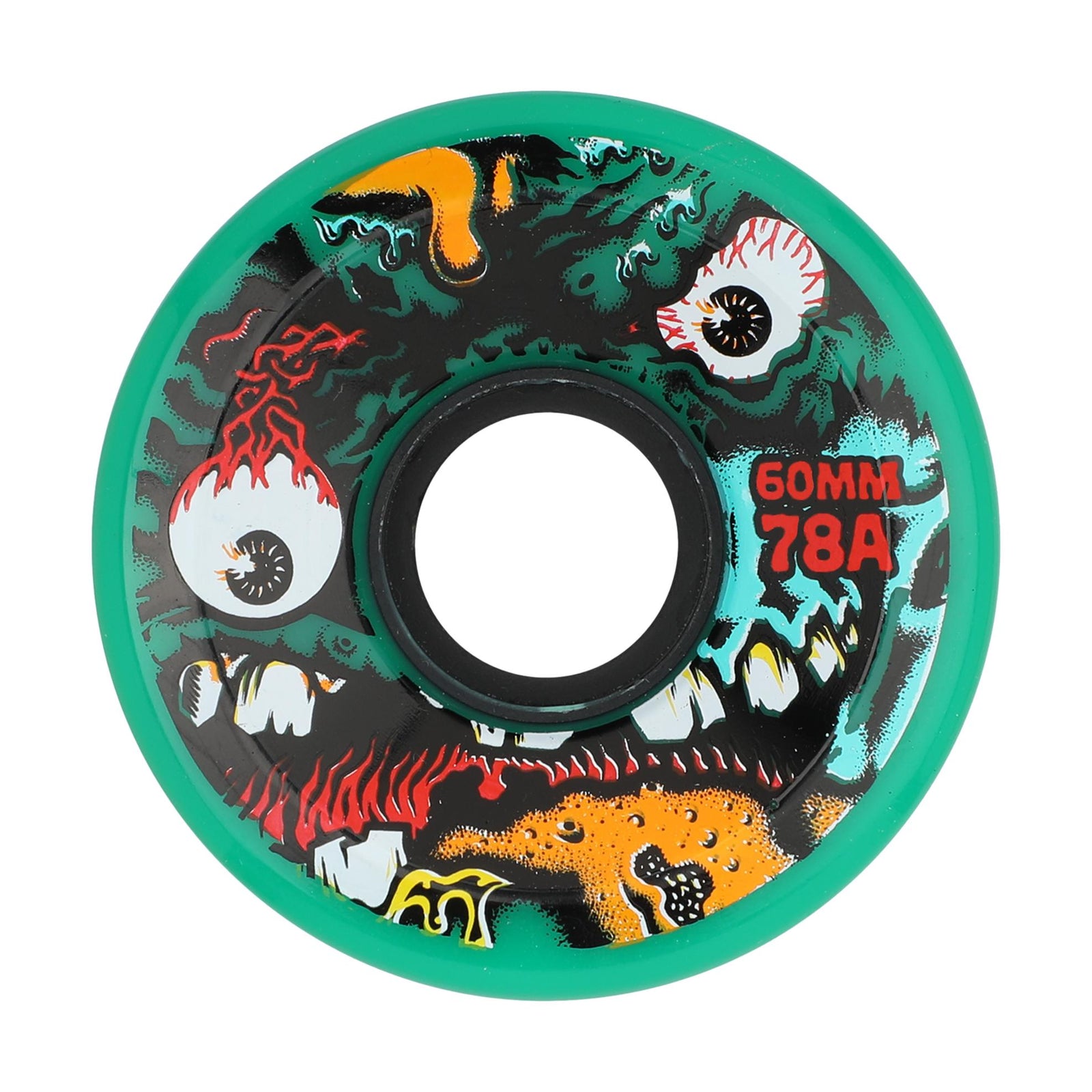 Slime Balls Roskopp Face Two Reissue OG Slime Green 60mm 78a Wheels - Venue Skateboards