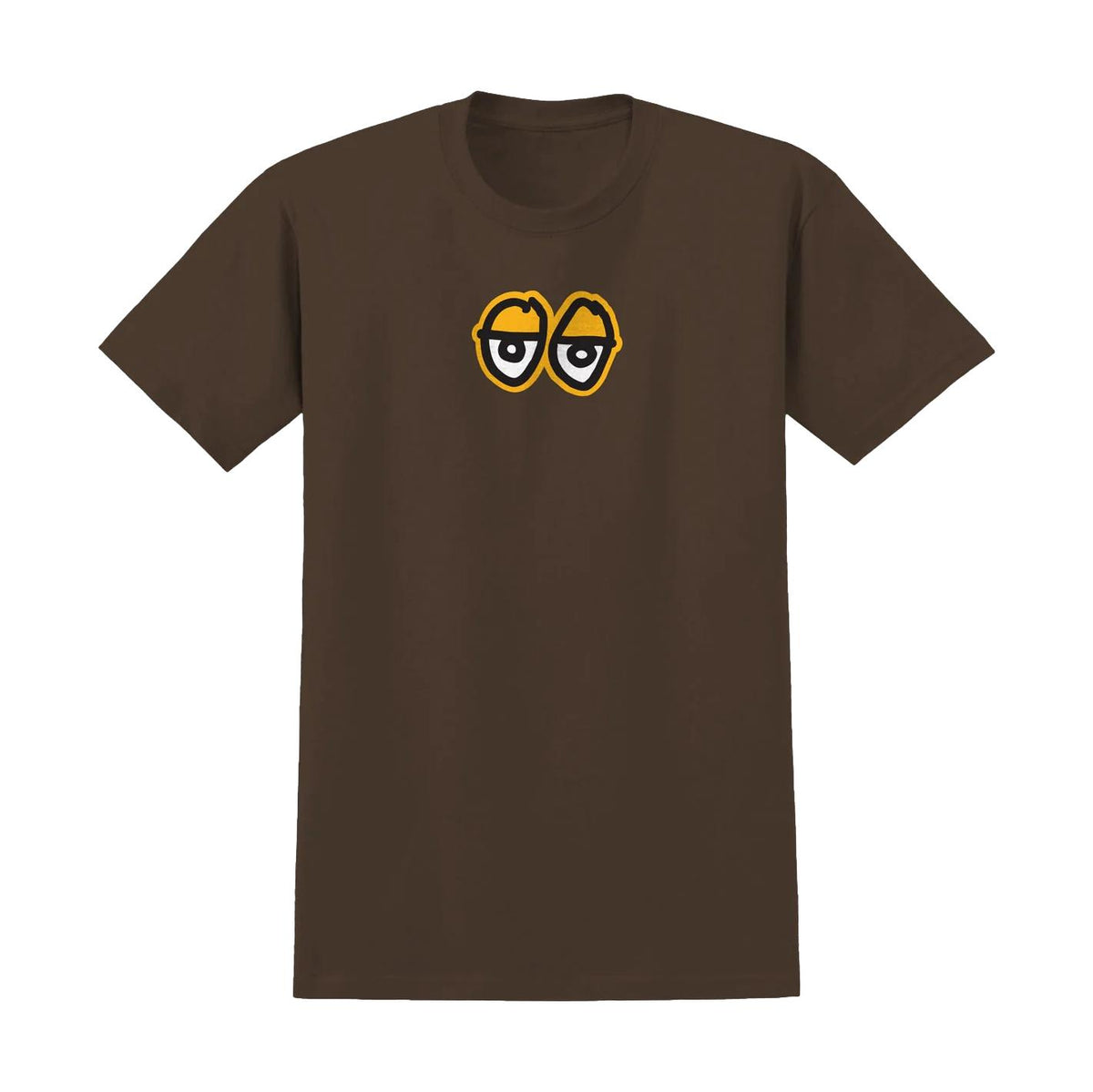 Krooked Eyes LG T-Shirt Dark Chocolate/Gold