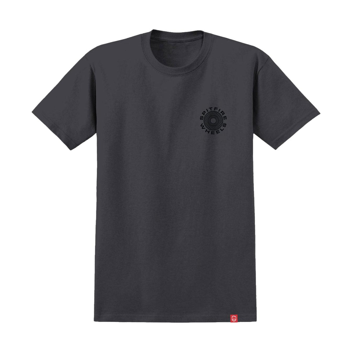 Spitfire Classic 87 Swirl Fill Tee Charcoal/Black/White