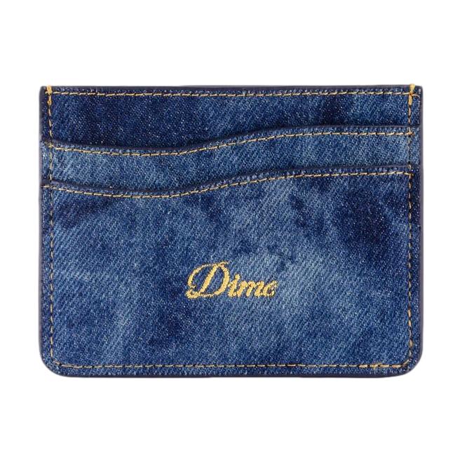 Dime Cursive Cardholder Indigo Denim - Venue Skateboards