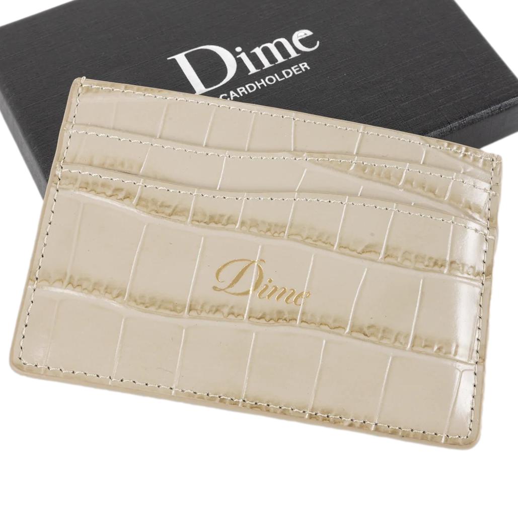 Dime Croc Card Holder Tan - Venue Skateboards