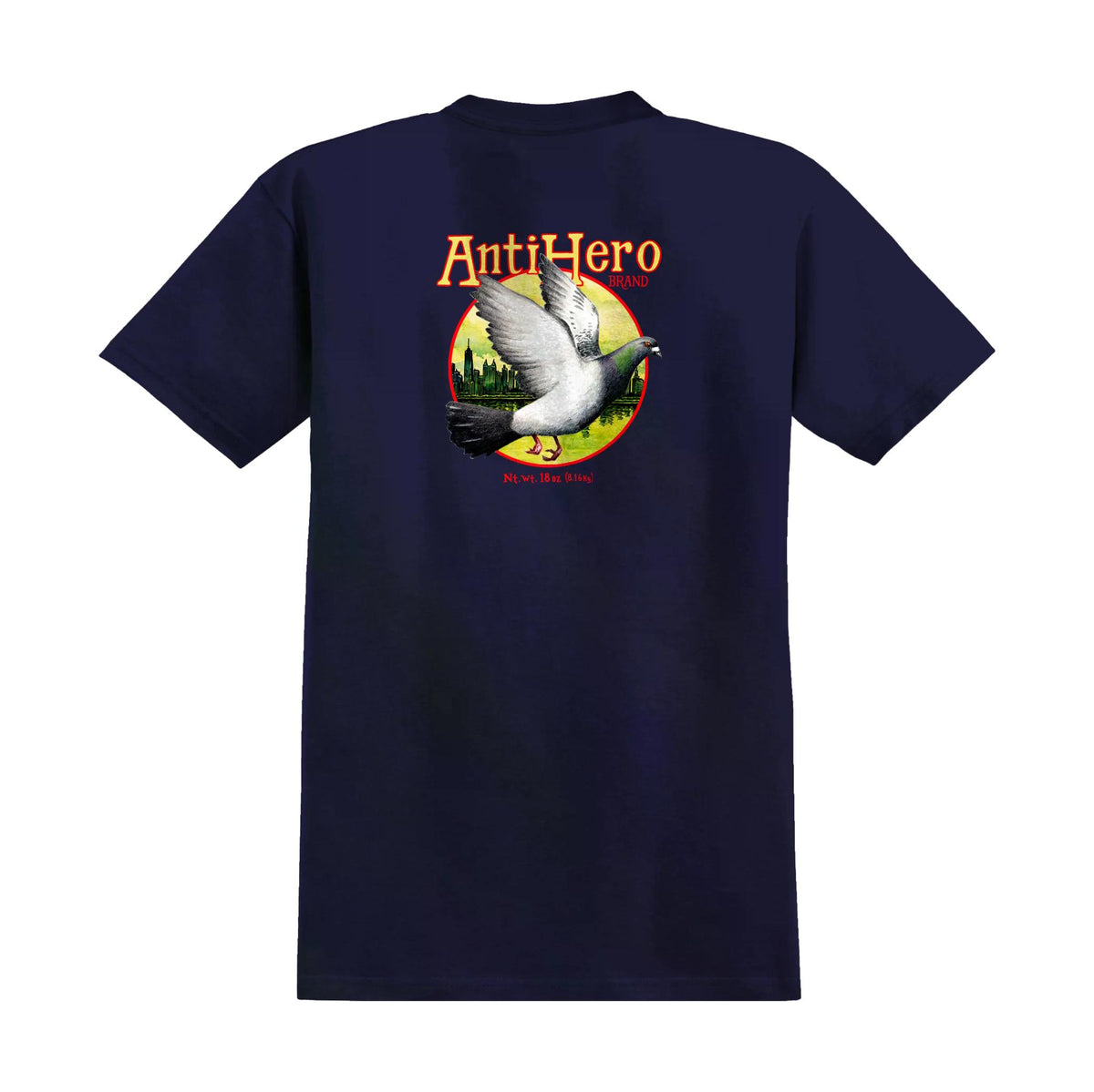 Anti Hero Homers Premium T-Shirt Navy - Venue Skateboards